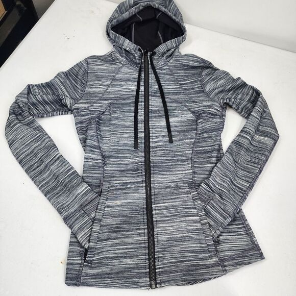 Lululemon Hooded Define Jacket Nulu Mini Space Dye Herringbone 6 - Picture 2 of 7